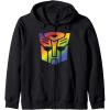 imageTransformers Autobots Pride Logo Zip HoodieBlack