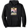 imageTransformers Bumblebee Surfing Lifes A Beach Portrait Pullover HoodieBlack