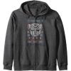 imageTransformers Christmas Autobots Retro Ugly Sweater Style Zip HoodieDark Heather Grey