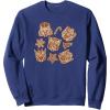 imageTransformers Christmas Gingerbread Cookies SweatshirtNavy Blue