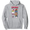 imageTransformers Christmas Group Shot Dress Up Disguise Pullover HoodieHeather Grey