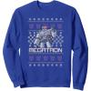 imageTransformers Christmas Megatron Ugly Sweater SweatshirtRoyal Blue