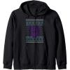 imageTransformers Christmas Retro Decepticon Ugly Sweater Style Zip HoodieBlack