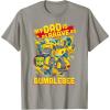 imageTransformers Fathers Day Bumblebee My Dad is Brave TShirtSlate Grey
