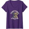 imageTransformers Graduation Class Of 2021 Roll Out VNeck TShirtPurple