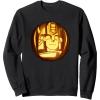 imageTransformers Halloween Bumblebee Pumpkin SweatshirtBlack