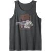 imageTransformers Megatron Decepticon Leader Retro Logo Tank TopDark Heather Grey