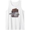 imageTransformers Megatron Decepticon Leader Retro Logo Tank TopWhite