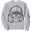 imageTransformers Megatron Vintage Big Face SweatshirtHeather Grey