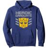 imageTransformers Optimus Prime Heroic Graduate Pullover HoodieNavy Blue