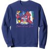 imageTransformers Optimus Prime Retro Fine Art Cubist Portrait SweatshirtNavy Blue