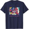 imageTransformers Optimus Prime Retro Fine Art Cubist Portrait TShirtNavy Blue