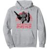 imageTransformers Optimus Prime Retro Kanji Sunset Portrait Pullover HoodieHeather Grey