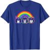 imageTransformers Pride Rainbow Faces TShirtRoyal Blue