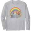 imageTransformers Pride Rainbow Heroes Unite Long Sleeve TShirtHeather Grey