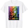imageTransformers Pride Rainbow Optimus Prime We Are One TShirtWhite