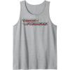 imageTransformers Red Gradient Classic Vintage Logo Tank TopHeather Grey