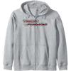 imageTransformers Red Gradient Classic Vintage Logo Zip HoodieHeather Grey