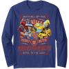 imageTransformers Rock N Roll Out Tour Heavy Metal Poster Long Sleeve TShirtNavy Blue