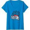 imageTransformers Soundwave Big Face VNeck TShirtSapphire Blue