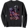imageTransformers War For Cybertron Decepticon Panels SweatshirtBlack
