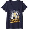 imageWomens Transformers Grimlock Here to Save Universe Retro Vintage VNeck TShirtNavy Blue