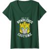 imageWomens Transformers Halloween This is My Bumblebee Costume VNeck TShirtDark Green