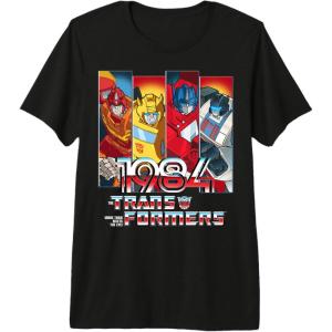 imageTransformers 1984 Vintage Autobots Panels Premium TriBlend TShirtBlack