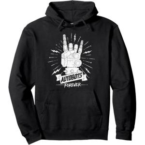 imageTransformers Autobots Forever Rock On Retro Rock Poster Pullover HoodieBlack