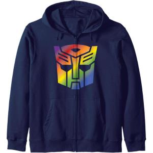 imageTransformers Autobots Pride Logo Zip HoodieNavy Blue