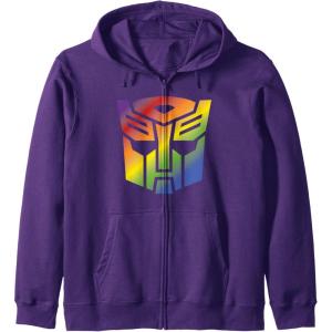 imageTransformers Autobots Pride Logo Zip HoodiePurple