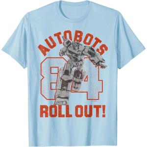 imageTransformers Autobots Roll Out 84 Vintage Collegiate TShirtBaby Blue