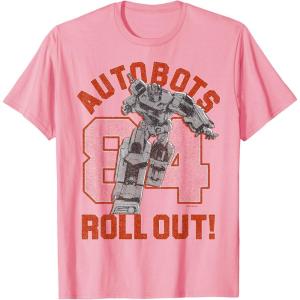 imageTransformers Autobots Roll Out 84 Vintage Collegiate TShirtPink