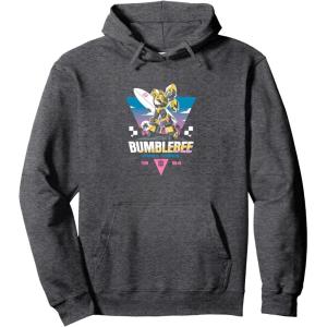 imageTransformers Bumblebee Chill Vibes Portrait Pullover HoodieDark Heather Grey