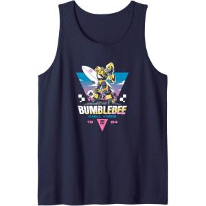 imageTransformers Bumblebee Chill Vibes Portrait Tank TopNavy Blue