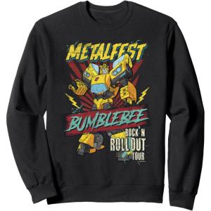 imageTransformers Bumblebee Vintage Metalfest Rock N Roll Tour SweatshirtBlack