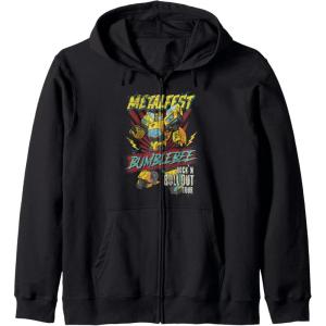 imageTransformers Bumblebee Vintage Metalfest Rock N Roll Tour Zip HoodieBlack