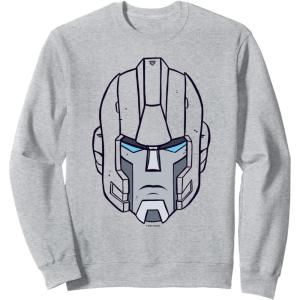 imageTransformers Halloween Ironhide Big Face SweatshirtHeather Grey