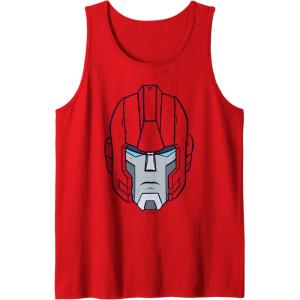 imageTransformers Halloween Ironhide Big Face Tank TopRed