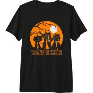 imageTransformers Halloween Optimus Haunt Silhouettes Premium TShirtBlack