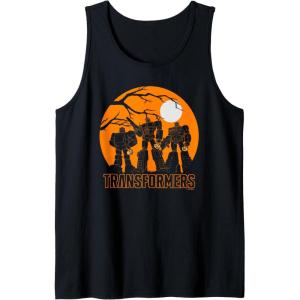 imageTransformers Halloween Optimus Haunt Silhouettes Tank TopBlack