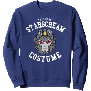 imageTransformers Halloween This Is My Starscream Costume SweatshirtNavy Blue