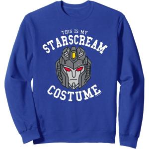 imageTransformers Halloween This Is My Starscream Costume SweatshirtRoyal Blue