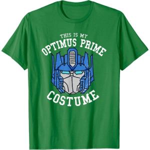 imageTransformers Halloween This is My Optimus Prime Costume TShirtKelly Green