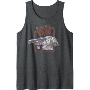 imageTransformers Megatron Decepticon Leader Retro Logo Tank TopDark Heather Grey