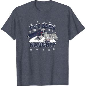imageTransformers Megatron Ive Been Naughty Portrait TShirtHeather Blue