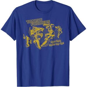 imageTransformers More Than Meets The Eye Battle Grid TShirtRoyal Blue