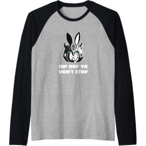 imageTransformers Optimus Prime Bunny Ears Easter Hip Hop Raglan Baseball TeeBlackAthletic Heather