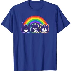 imageTransformers Pride Rainbow Faces TShirtRoyal Blue