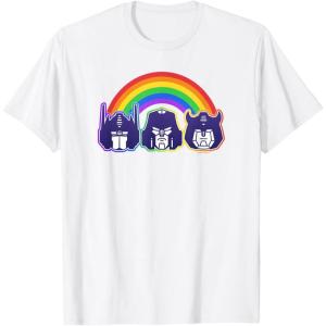 imageTransformers Pride Rainbow Faces TShirtWhite